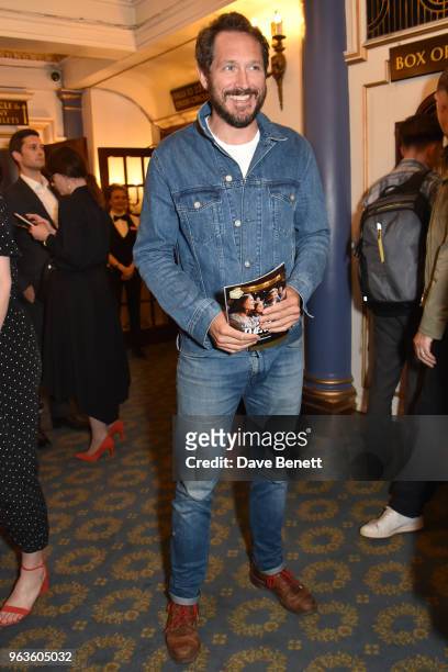 Bertie Carvel arrives at the press night performance of "Consent" at the Harold Pinter Theatre on May 29, 2018 in London, England.