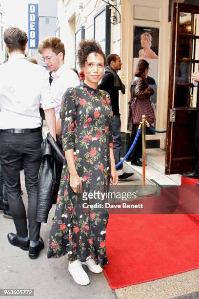 Vinette Robinson arrives at the press night performance of "Consent" at the Harold Pinter Theatre on May 29, 2018 in London, England.