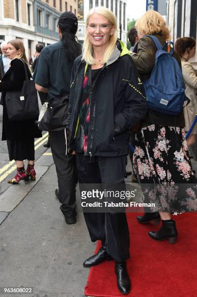Anneka Rice attends the opening night of Nina Raine's 'Consent' at Harold Pinter Theatre on May 29, 2018 in London, England.