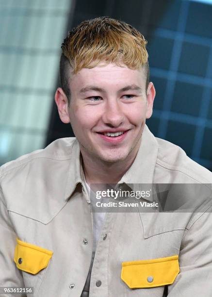 Actor Barry Keoghan attends the Build Series to discuss the new film "American Animals" at Build Studio on May 29, 2018 in New York City.