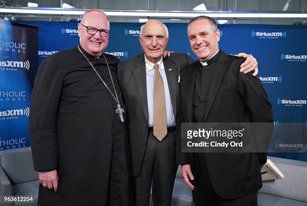 Cardinal Timothy Dolan broadcasts his weekly show, "Conversation with Cardinal Dolan," live from the SiriusXM Studios with guest Ken Langone and...