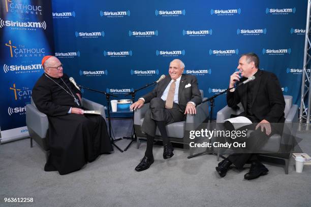 Cardinal Timothy Dolan broadcasts his weekly show, "Conversation with Cardinal Dolan," live from the SiriusXM Studios with guest Ken Langone and...