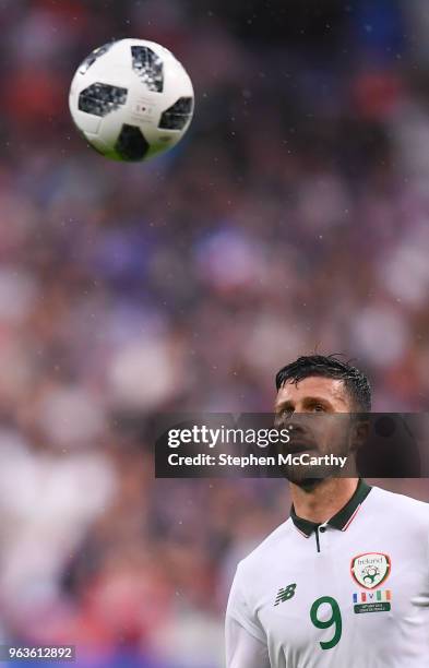 Paris , France - 28 May 2018; Shane Long of Republic of Ireland during the International Friendly match between France and Republic of Ireland at...