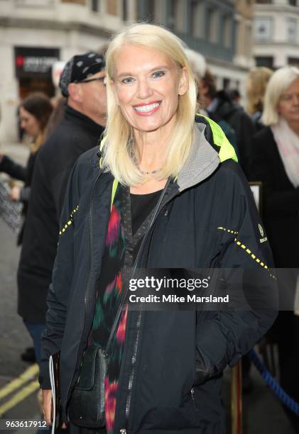 Anneka Rice attends the opening night of Nina Raine's 'Consent' at Harold Pinter Theatre on May 29, 2018 in London, England.