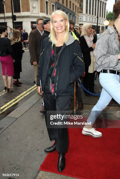 Anneka Rice attends the opening night of Nina Raine's 'Consent' at Harold Pinter Theatre on May 29, 2018 in London, England.