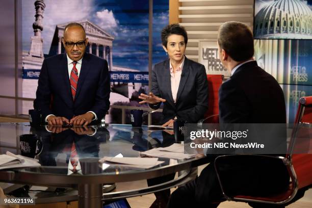 Pictured: Eugene Robinson, Columnist, The Washington Post; NBC News and MSNBC Political Analyst; Amy Walter, National Editor, The Cook Political...