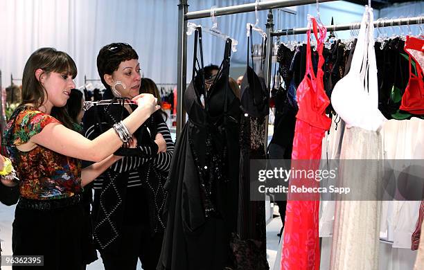Singer Betty Bonifassi attends GRAMMY Style Studio Day 3 at Smashbox West Hollywood on January 29, 2010 in West Hollywood, California.