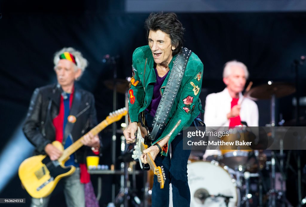 The Rolling Stones Performs At St Mary's Stadium In Southampton