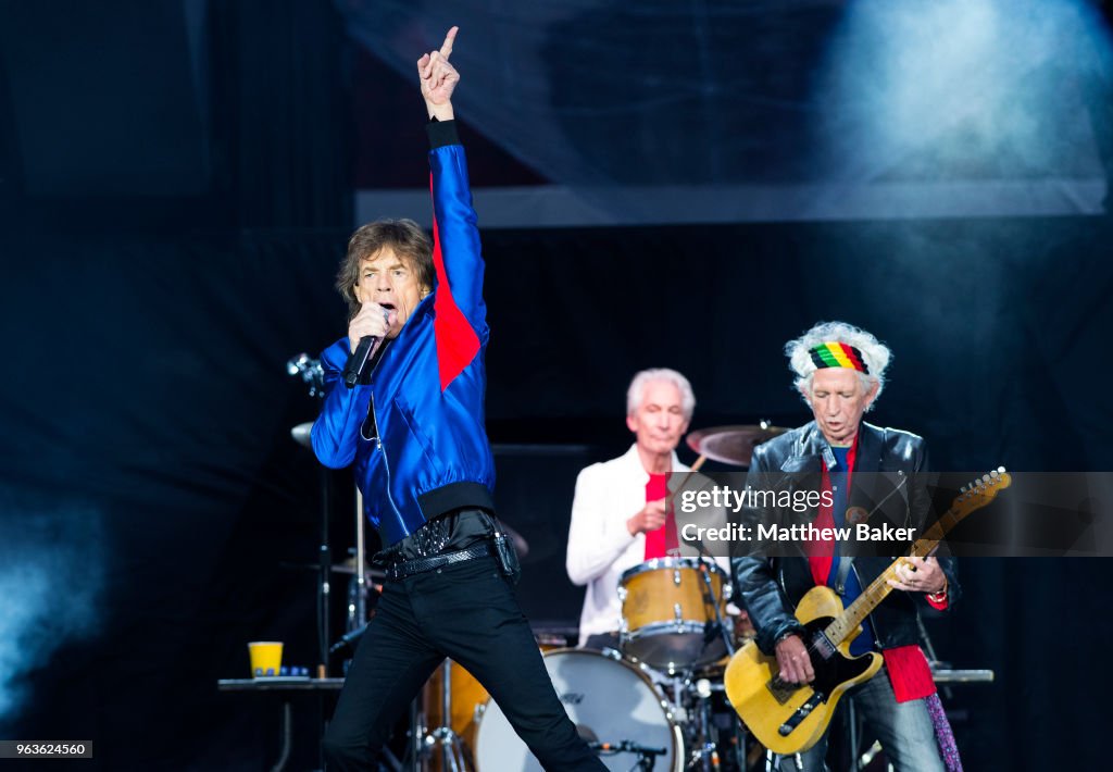 The Rolling Stones Performs At St Mary's Stadium In Southampton