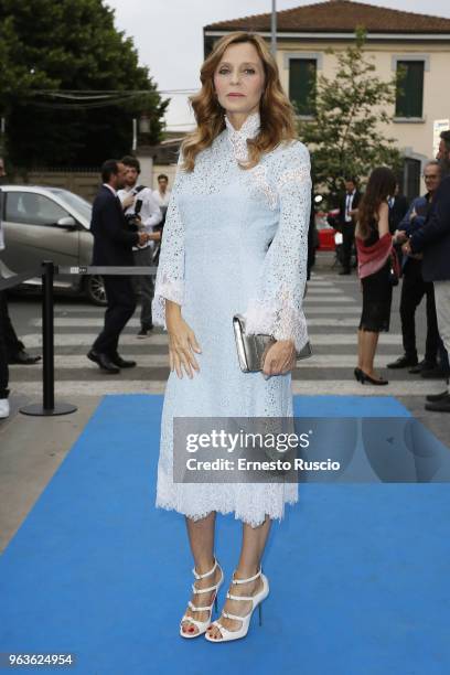 Eliana Miglio attends a photocall ahead of the Nastri D'Argento nominees presentation at Maxxi Museum on May 29, 2018 in Rome, Italy.