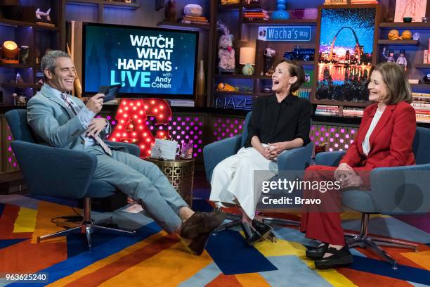 Pictured : Andy Cohen, Laurie Metcalf and Jessica Walter --