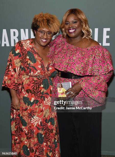 Ashley Nicole Black joins Retta as she signs copies of her new book "So Close To Being The Sh*T Y'all Don't Even Know" at Barnes & Noble Tribeca on...