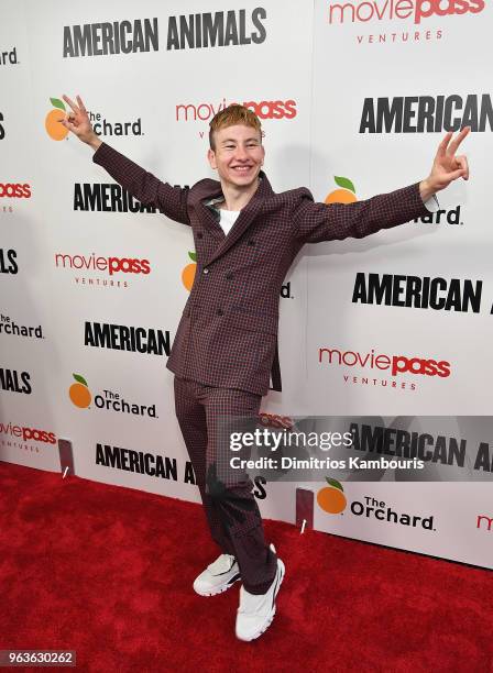 Barry Keoghan attends the "American Animals" New York Premiere at Regal Union Square on May 29, 2018 in New York City.