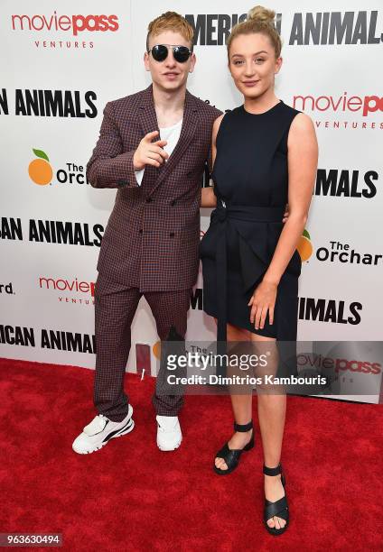 Barry Keoghan and guest attend the "American Animals" New York Premiere at Regal Union Square on May 29, 2018 in New York City.