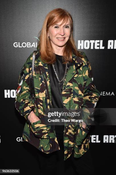 Nicole Miller attends the screening of "Hotel Artemis" at Quad Cinema on May 29, 2018 in New York City.