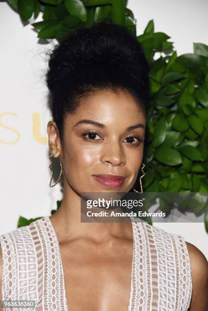 Actress Susan Kelechi Watson arrives at 20th Century Fox Television and NBC's "This Is Us" FYC screening and panel at The Theatre at Ace Hotel on May...