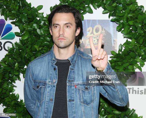 Milo Ventimiglia attends the 20th Century Fox Television and NBC's "This Is Us" FYC event held at The Theatre at Ace Hotel on May 29, 2018 in Los...