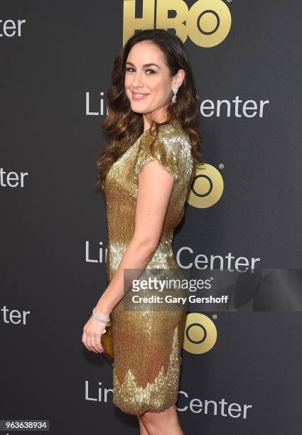Actress and singer Alison Luff attends the 2018 Lincoln Center American Songbook gala honoring HBO's Richard Plepler at Alice Tully Hall, Lincoln...