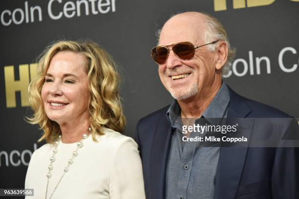 Musician Jimmy Buffett and Jane Slagsvol attend Lincoln Center's American Songbook Gala at Alice Tully Hall on May 29, 2018 in New York City.