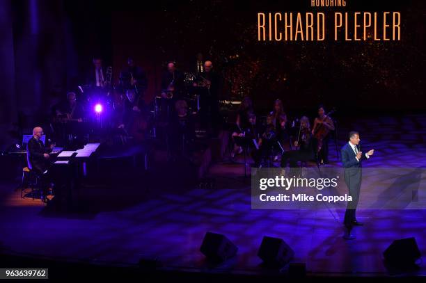 Gala honoree Richard Plepler speaks onstage during Lincoln Center's American Songbook Gala at Alice Tully Hall on May 29, 2018 in New York City.