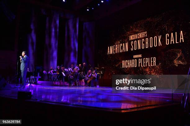 Gala honoree Richard Plepler speaks onstage during Lincoln Center's American Songbook Gala at Alice Tully Hall on May 29, 2018 in New York City.