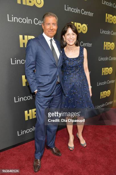 Gala honoree Richard Plepler and Chair of Lincoln Center for the Performing Arts Katherine Farley attend Lincoln Center's American Songbook Gala at...
