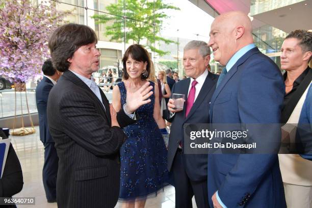 Ken Burns, Katherine Farley, Jerry I. Speyer, and Bryan Lourd attend Lincoln Center's American Songbook Gala at Alice Tully Hall on May 29, 2018 in...