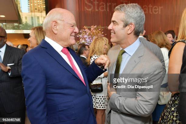 Gala Co-chair Barry Diller and TV personality Andy Cohen attend Lincoln Center's American Songbook Gala at Alice Tully Hall on May 29, 2018 in New...