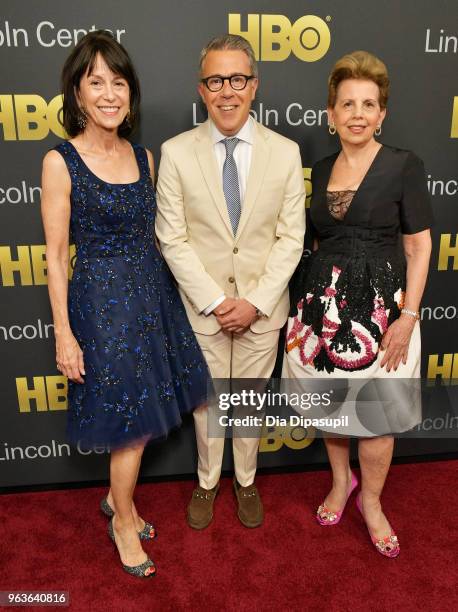 Chair of Lincoln Center for the Performing Arts Katherine Farley, Acting President of Lincoln Center for the Performing Arts Russell Granet, and gala...