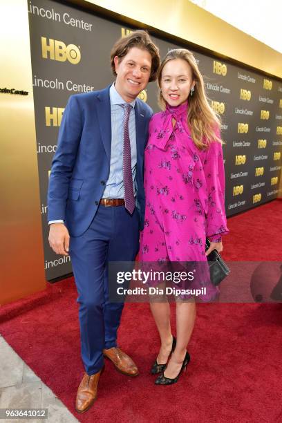 Anna Nikolayevsky and guest attend Lincoln Center's American Songbook Gala at Alice Tully Hall on May 29, 2018 in New York City.