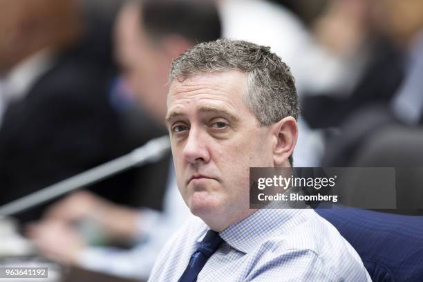 James Bullard, president and chief executive officer of the Federal Reserve Bank of St. Louis, attends a conference hosted by the Bank of Japn and...