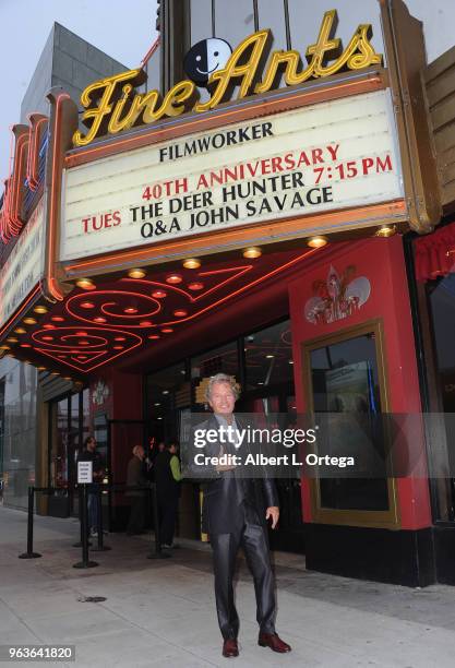 Actor John Savage attends the 40th Anniversary Screening of "The Deer Hunter" held at Ahrya Fine Arts Movie Theater on May 29, 2018 in Beverly Hills,...