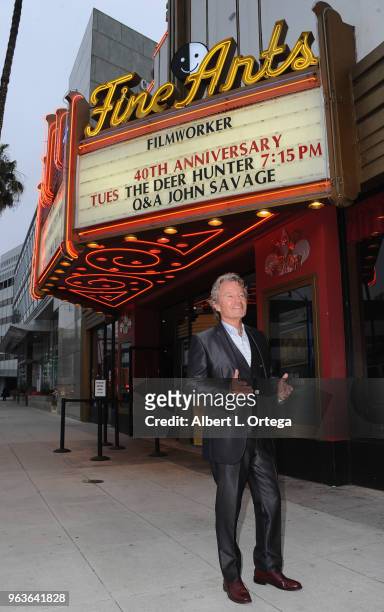 Actor John Savage attends the 40th Anniversary Screening of "The Deer Hunter" held at Ahrya Fine Arts Movie Theater on May 29, 2018 in Beverly Hills,...