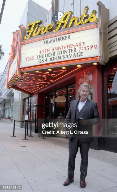 Actor John Savage attends the 40th Anniversary Screening of "The Deer Hunter" held at Ahrya Fine Arts Movie Theater on May 29, 2018 in Beverly Hills,...