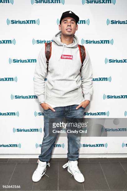 Afrojack visits the SiriusXM Studios on May 29, 2018 in New York City.