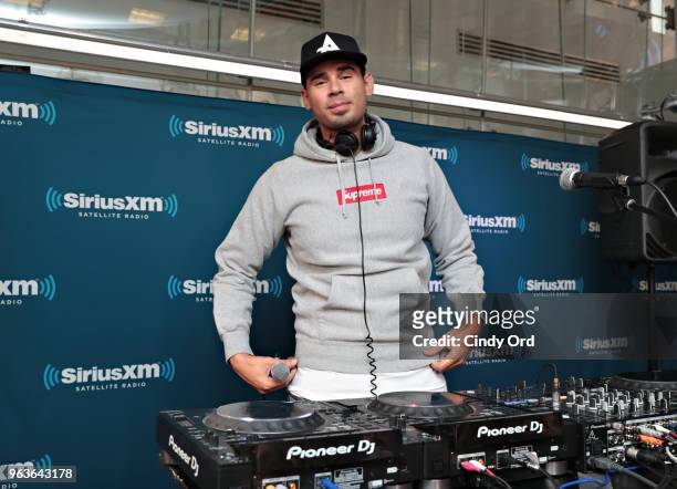 Afrojack performs at the SiriusXM Studios on May 29, 2018 in New York City.