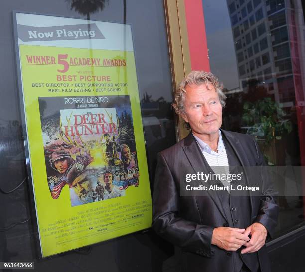 Actor John Savage attends the 40th Anniversary Screening Of "The Deer Hunter" held at Ahrya Fine Arts Movie Theater on May 29, 2018 in Beverly Hills,...