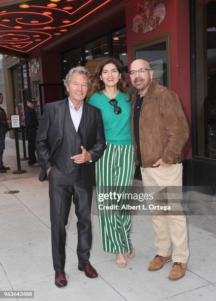 Actor John Savage, actress Blanca Blanco and Jason Stuart attend the 40th Anniversary Screening Of "The Deer Hunter" held at Ahrya Fine Arts Movie...