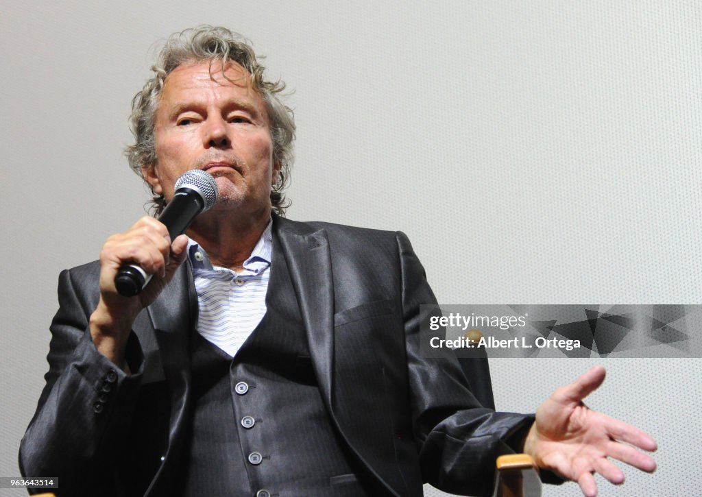 Actor John Savage answers questions during the Q & A portion of the