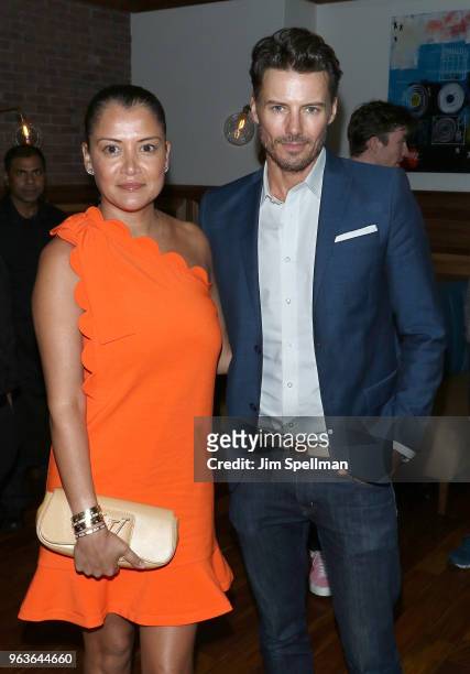 Keytt Lundqvist and Alex Lundqvist attend the screening after party for "Hotel Artemis" hosted by Global Road Entertainment with The Cinema Society...