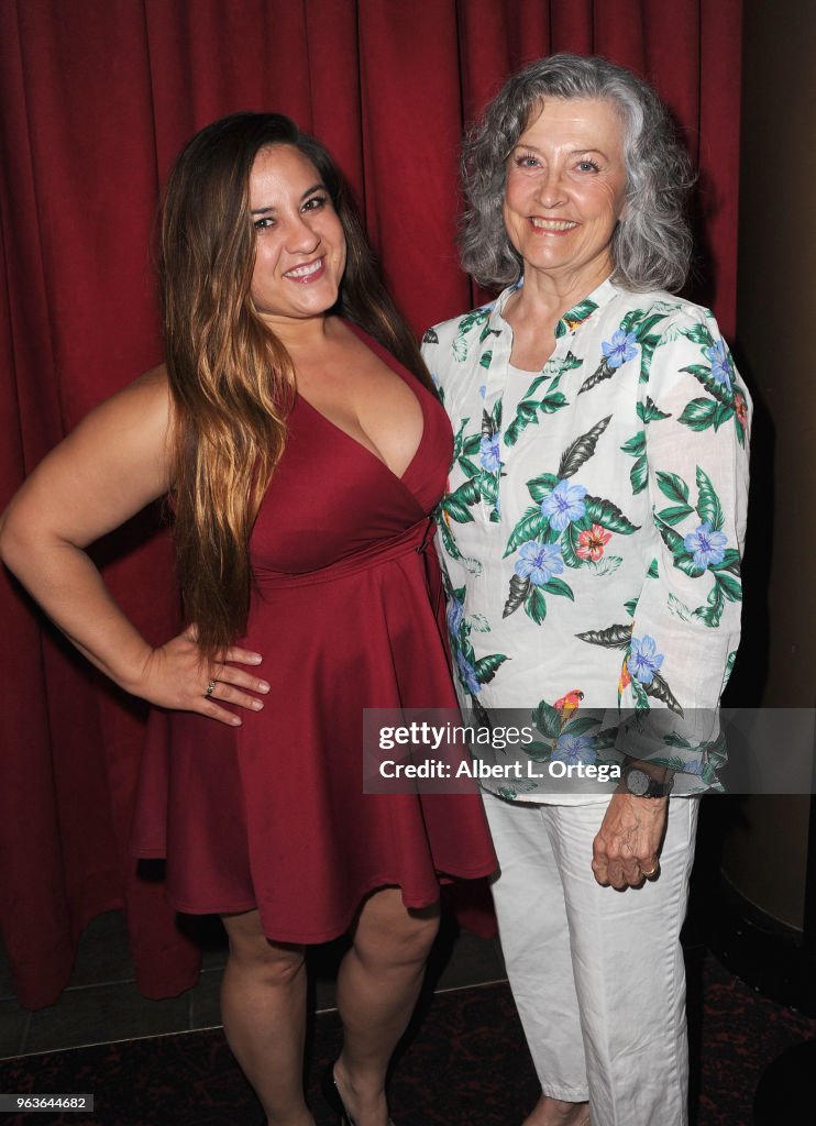 Director Caitlin Kazepis and mother attend the 40th Anniversary