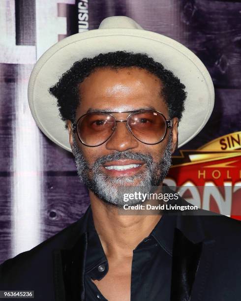 Singer Eric Benet attends "The Color Purple" Los Angeles engagement celebration at the Hollywood Pantages Theatre on May 29, 2018 in Hollywood,...