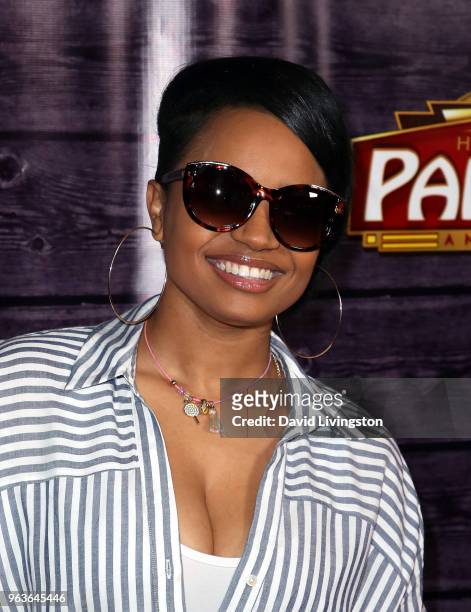 Actress Kyla Pratt attends "The Color Purple" Los Angeles engagement celebration at the Hollywood Pantages Theatre on May 29, 2018 in Hollywood,...