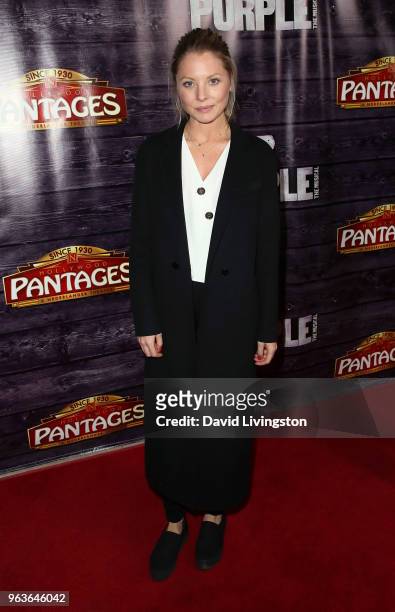 Actress Kaitlin Doubleday attends "The Color Purple" Los Angeles engagement celebration at the Hollywood Pantages Theatre on May 29, 2018 in...