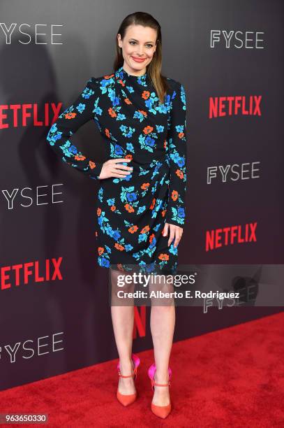 Actress Gillian Jacobs attend Comediennes: In Conversation at Netflix FYSEE at Raleigh Studios on May 29, 2018 in Los Angeles, California.
