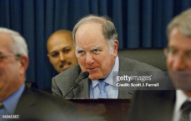 Chairman John M. Spratt Jr., D-S.C., during the House Budget hearing with White House Budget Director Peter R. Orszag on President Obama's fiscal...