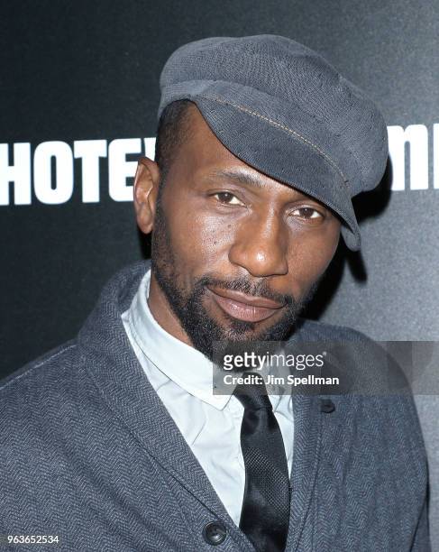 Actor Leon Robinson attends the screening of "Hotel Artemis" hosted by Global Road Entertainment with The Cinema Society at the Quad Cinema on May...