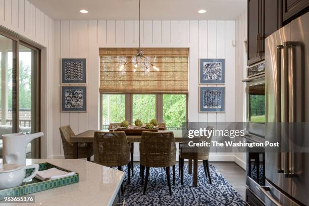 Breakfast Nook in the Sullivan model home at West Grove on May 22, 2018 in Fairfax Virginia.