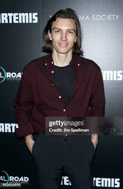 Ian Mellencamp attends the screening of "Hotel Artemis" hosted by Global Road Entertainment with The Cinema Society at the Quad Cinema on May 29,...