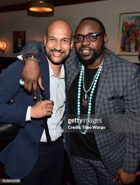 Keegan-Michael Key and Brian Tyree Henry attend the "Hotel Artemis" New York Screening - After Party at Society Cafe, at Walker Hotel Greenwich...